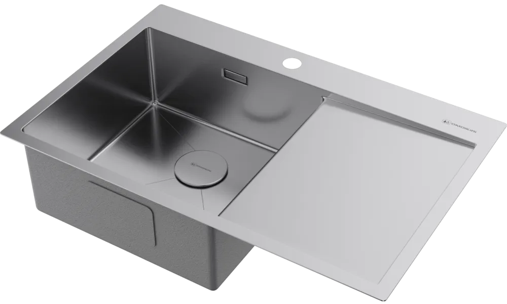 Детальное фото товара: Omoikiri Akisame 78-IN-L, мойка, нержавеющая сталь, чаша слева