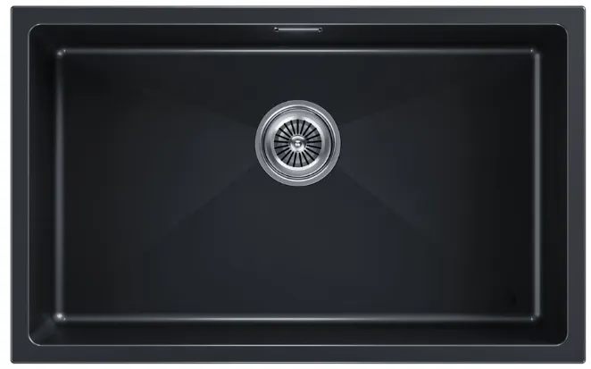 Детальное фото товара: Paulmark LUMI 74UNI, мойка, гранит, черный металлик