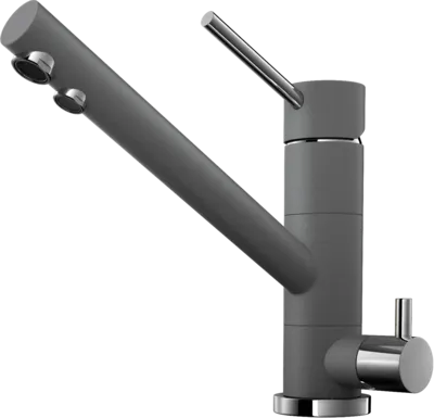 Фото товара: Omoikiri Tonami-PL, смеситель, гранит, платина