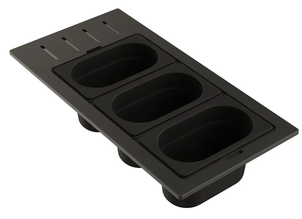 Детальное фото товара: Omoikiri DC-02-3-GB, контейнер, нержавеющая сталь/графит