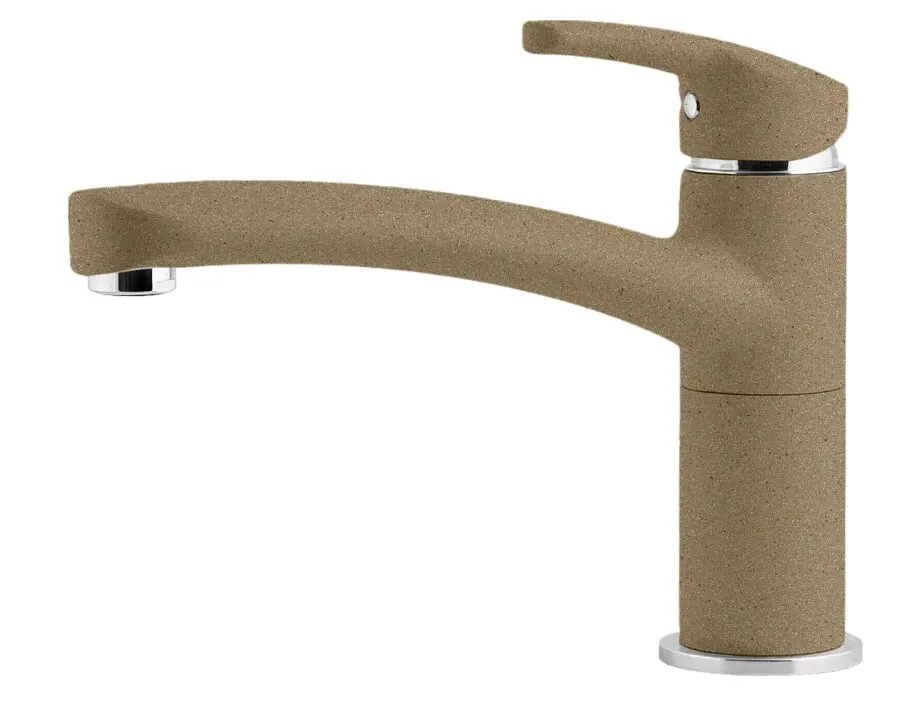 Фото товара: GranFest 2523, смеситель, мрамор, песочный