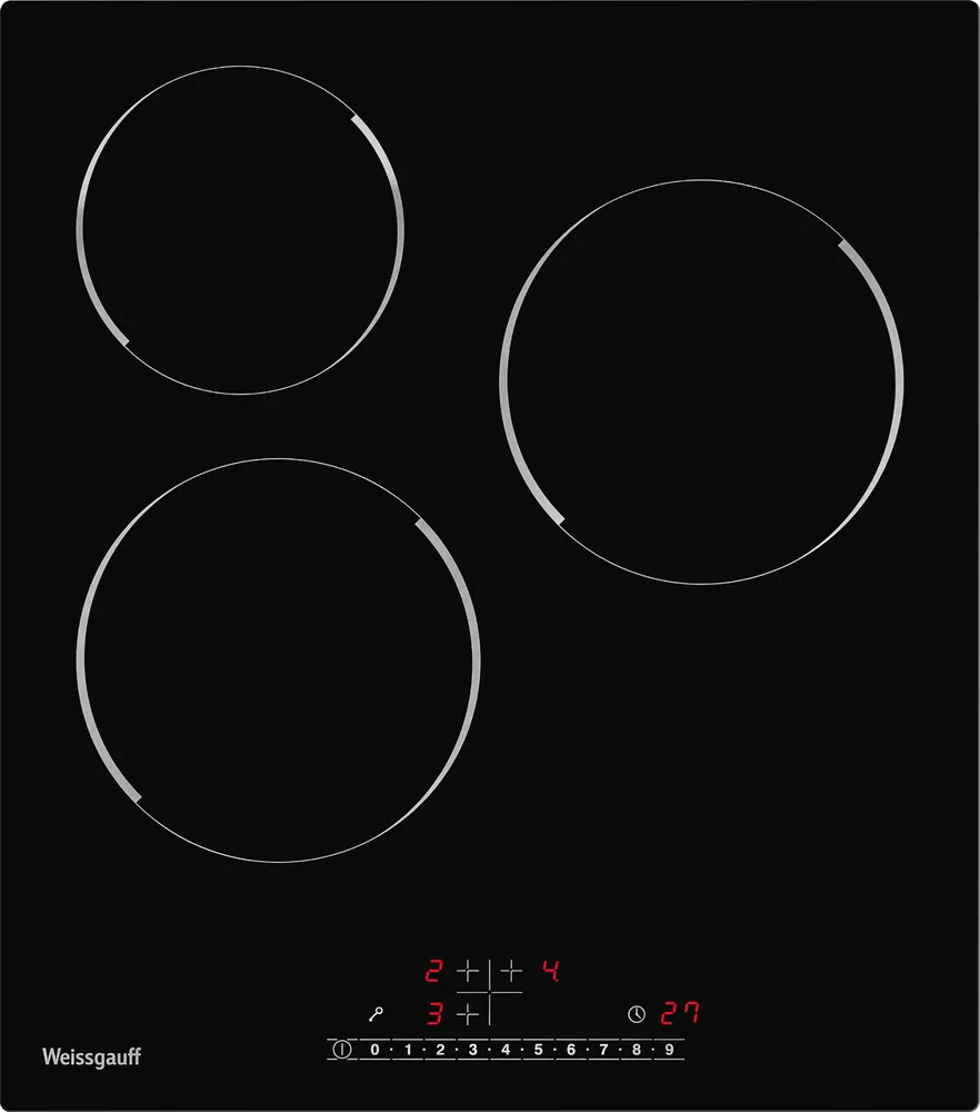 Фото товара: Weissgauff HV 430 BS стеклокерамическая поверхность