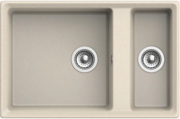 Детальное фото товара: GranFest LEVEL GF-LV-760K, мойка, мрамор, бежевый