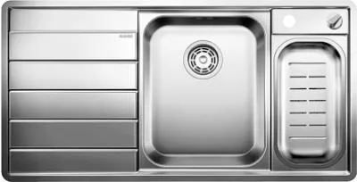 Детальное фото товара: Blanco Axis III 6S-IF, мойка, чаша справа, нержавеющая сталь, зеркальная полировка