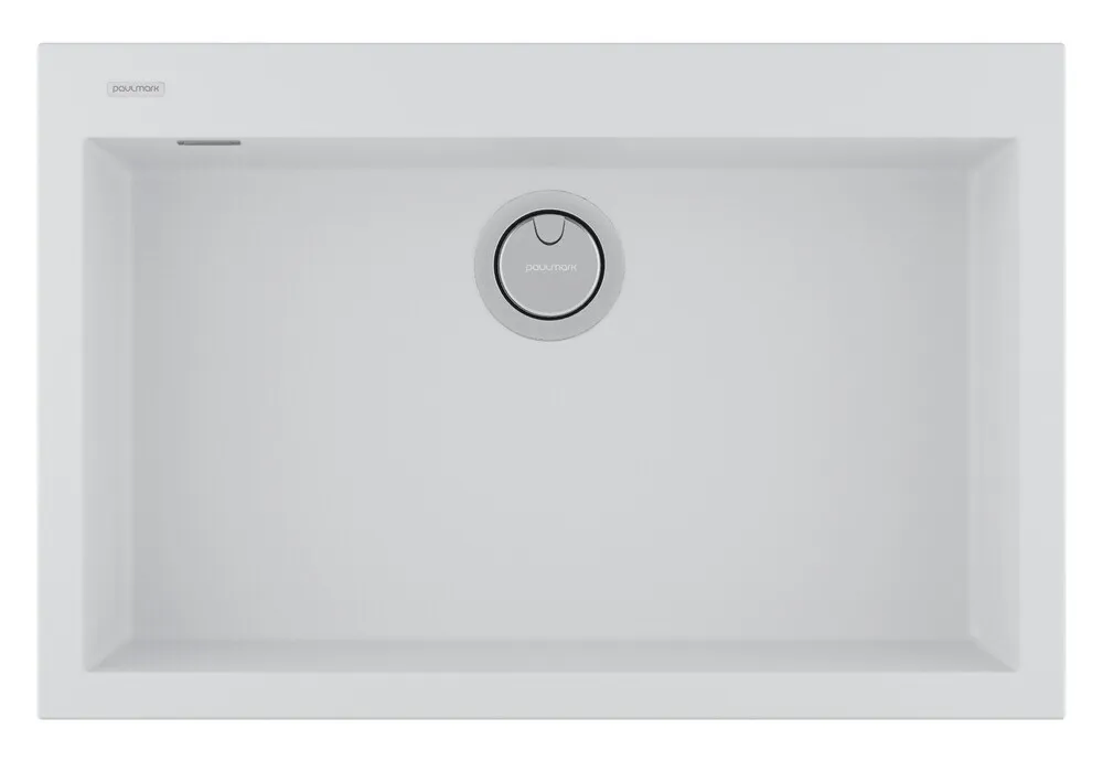 Детальное фото товара: Paulmark DECORATION 76, мойка, гранит, белый