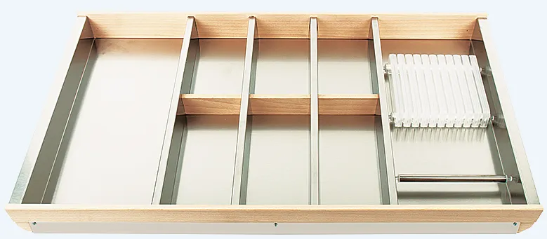 Детальное фото товара: Tecnoinox лоток для столовых приборов Cassetto Portaposate+Portacotelli 90 B50 Legrabox