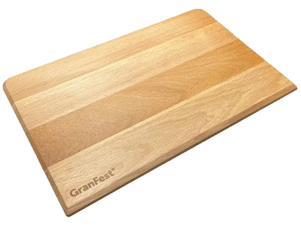 Детальное фото товара: GranFest доска разделочная 385х250, бук