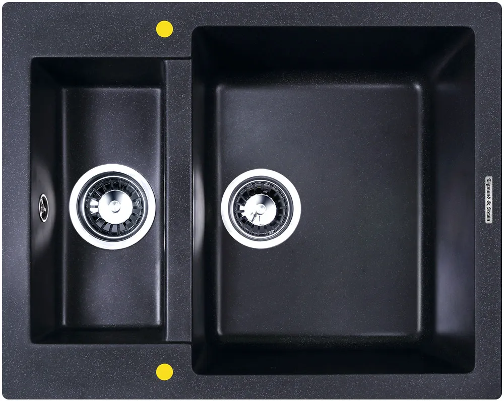 Фото товара: Zigmund & Shtain RECHTECK 600.2, мойка, темная скала