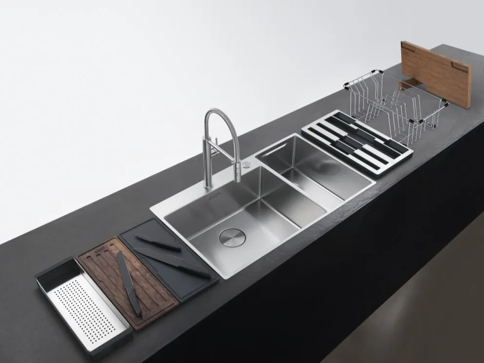 Детальное фото товара: Franke BWX 220-54-27 TL, мойка, нержавеющая сталь полированная