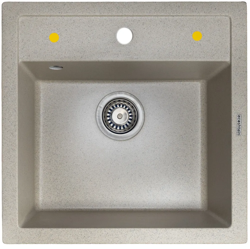 Фото товара: Ecoshtein PLATZ 515, мойка, гранит, песочный