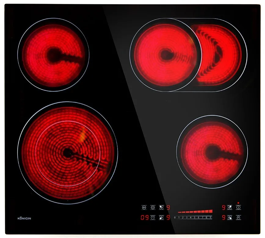 Детальное фото товара: Konigin Vega C604 SBK стеклокерамическая поверхность