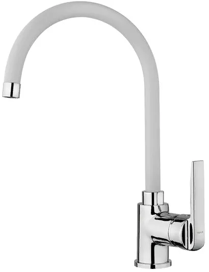 Фото товара: Teka IN 995, смеситель, хром/белый