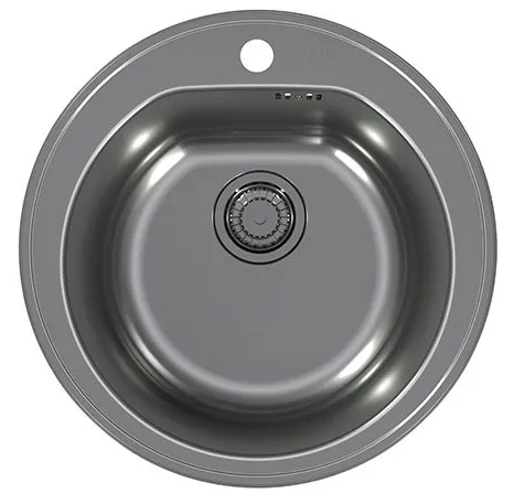 Фото товара: ALVEUS FORM MONARCH 30 ANTHRACITE-90, мойка, нерж.сталь, антрацит (в компл. с выпуском без сифона)