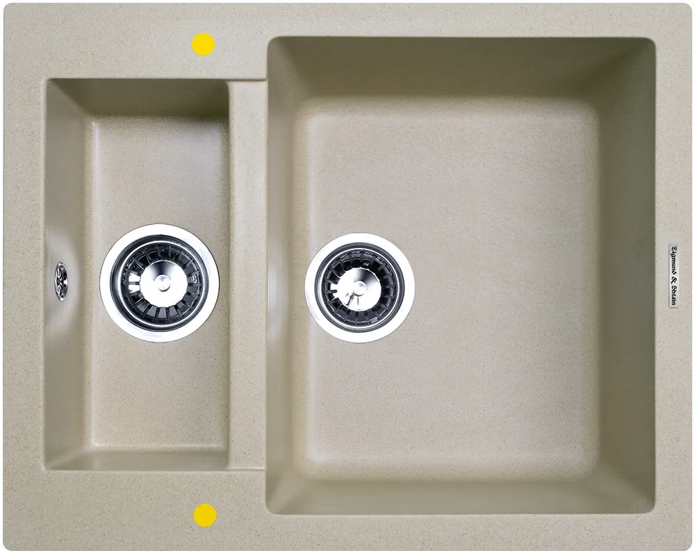 Фото товара: Zigmund & Shtain RECHTECK 600.2, мойка, речной песок