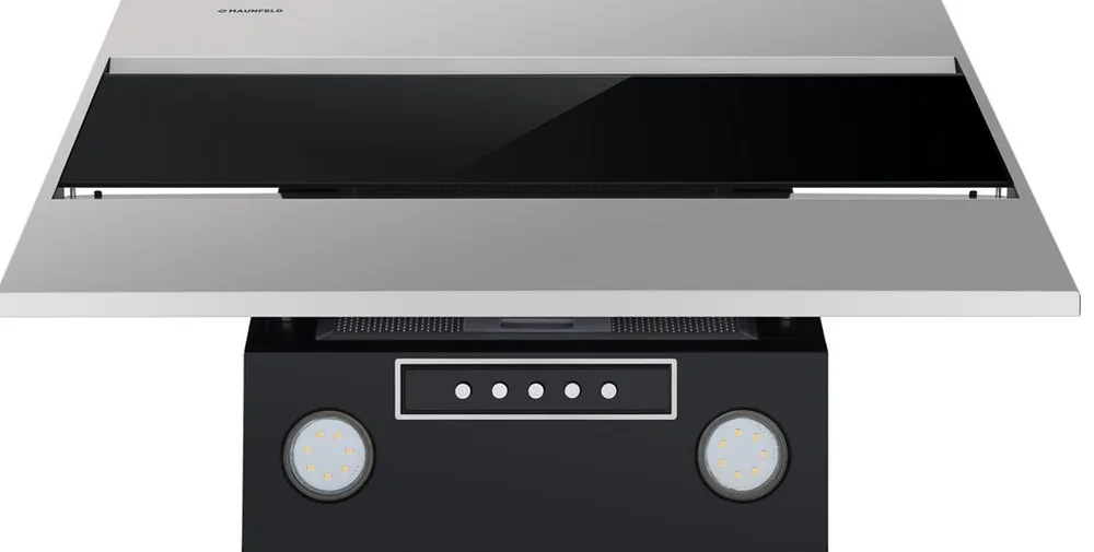 Детальное фото товара: Maunfeld BRIDGE 50 INOX Glass Black