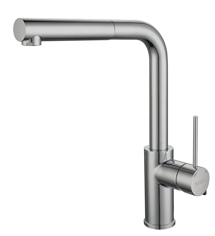 Фото товара: Rivelato ALBANO 1573503 BS, смеситель, нержавеющая сталь