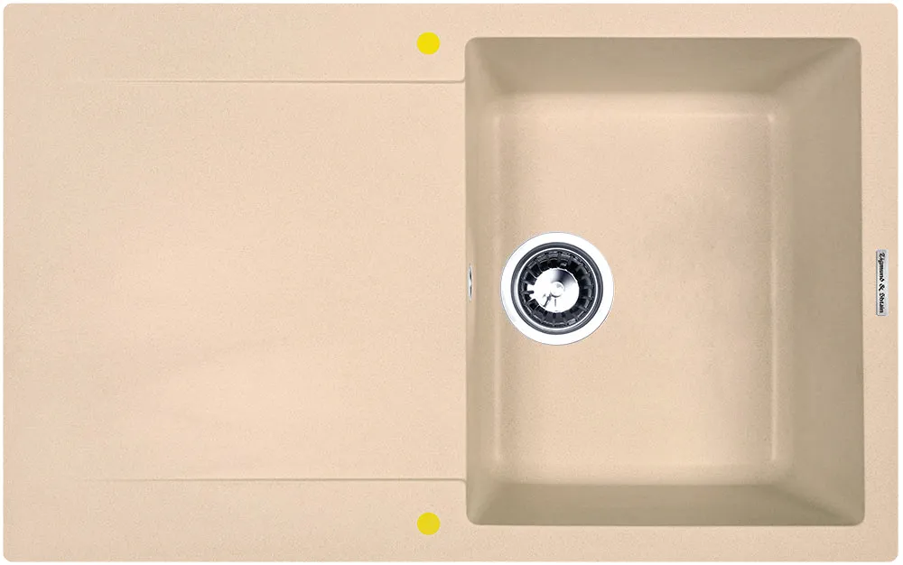 Фото товара: Zigmund & Shtain RECHTECK 775, мойка, топленое молоко