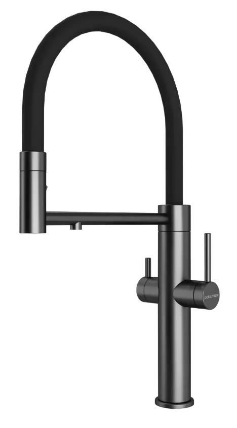 Фото товара: Paulmark NEXUS, смеситель, вороненая сталь