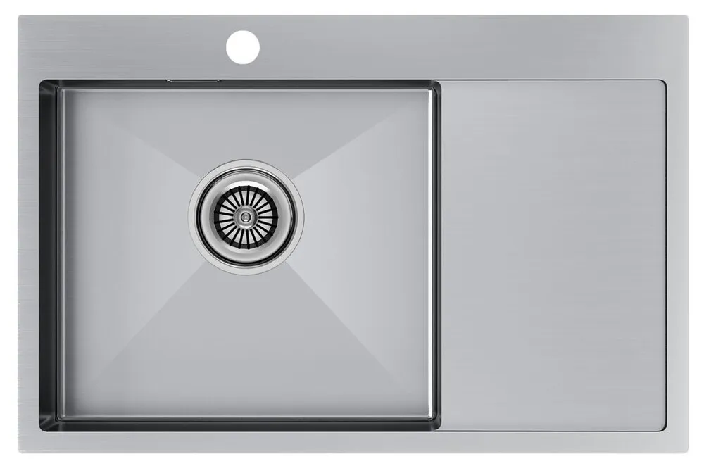 Фото товара: Paulmark KRONER 78F, мойка, нержавеющая сталь брашированная