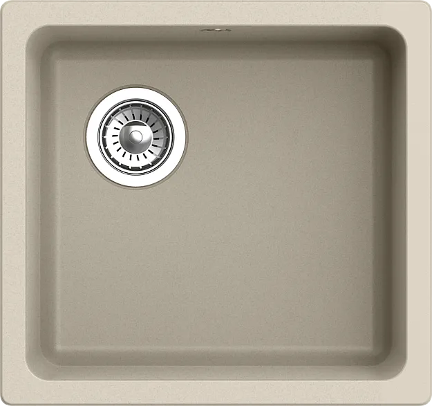 Фото товара: Rivelato BERKANA BK-45 beige scuro, мойка, гранит, темно-бежевый