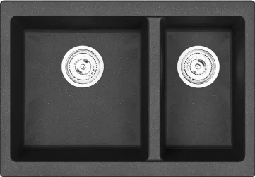 Детальное фото товара: Emar EMQ-2665.PL, мойка, гранит, оникс