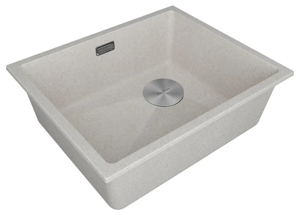 Детальное фото товара: Paulmark LUMI 55UNI-SKEW, мойка, гранит, бежевый