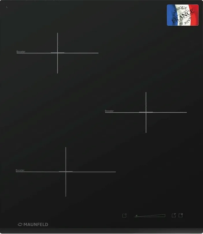 Фото товара: Maunfeld MVI45.3HZ.3BT-BK индукционная поверхность