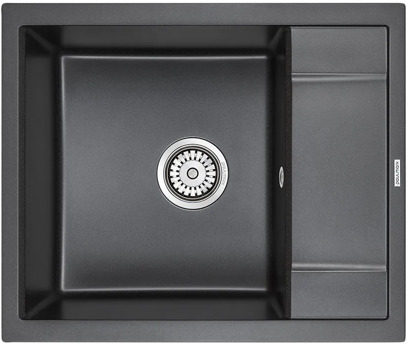 Детальное фото товара: Paulmark FLUGEN 50-600, мойка, гранит, черный  