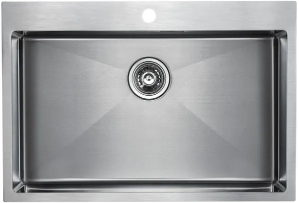 Детальное фото товара: Paulmark KRONER 75, мойка, нержавеющая сталь брашированная