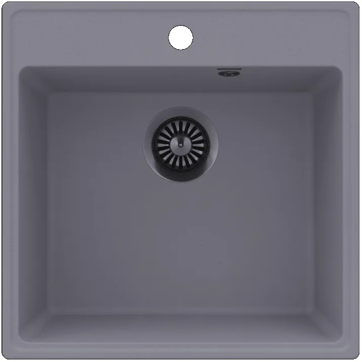 Детальное фото товара: Maunfeld Perla 505 MFQS-505LGR, мойка, гранит, светло-серый