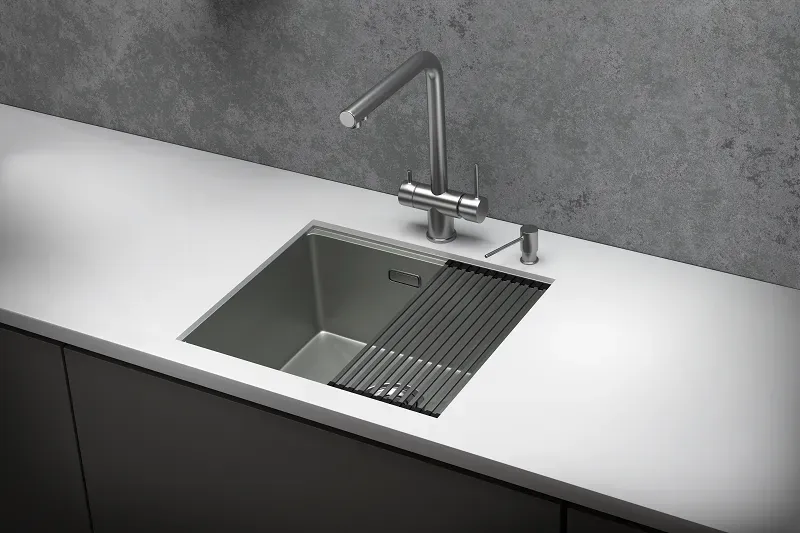 Детальное фото товара: GRANULA 5045U, мойка, нержавеющая сталь, сталь матовая