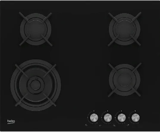 Фото товара: Beko HINW 64229 S газовая поверхность