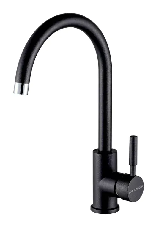 Фото товара: Paulmark HOLSTEIN, смеситель, гранит, черный