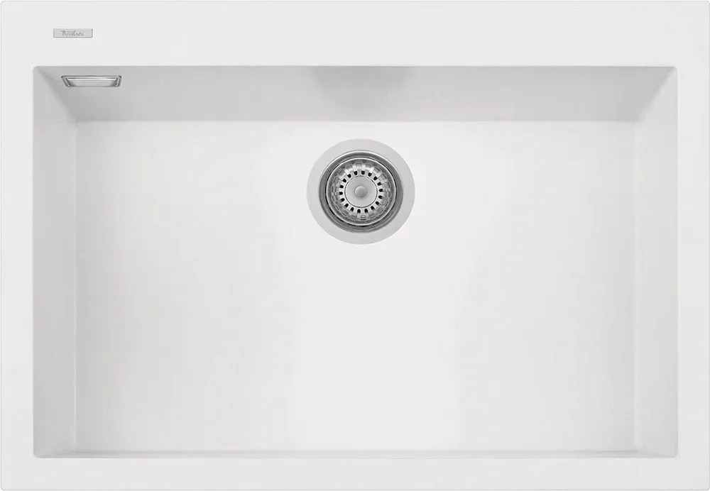 Детальное фото товара: Rivelato ZENO ZN-7650 bianco latte, мойка, керамика, белый