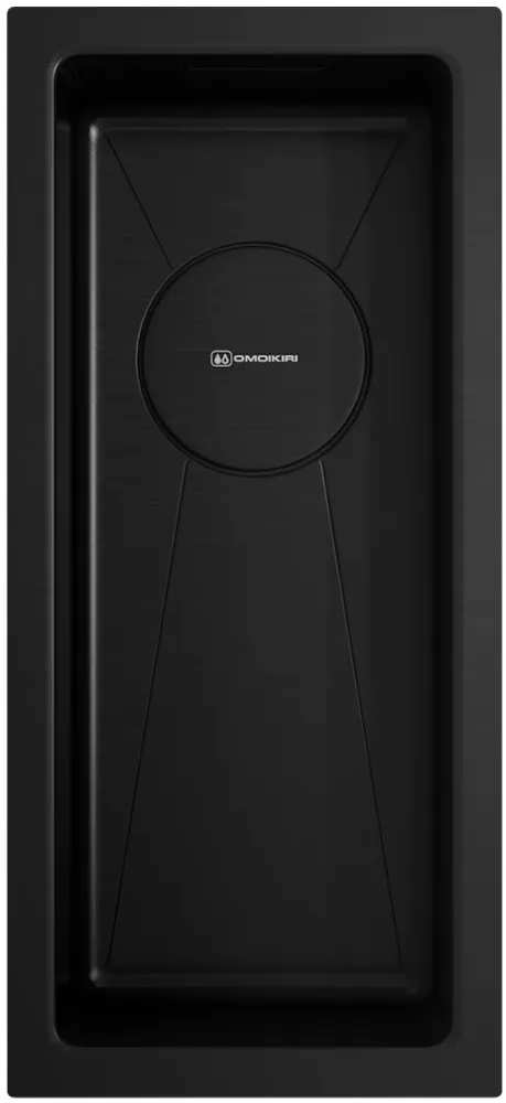 Детальное фото товара: Omoikiri Taki 20-U/IF-GB, мойка, нержавеющая сталь/графит