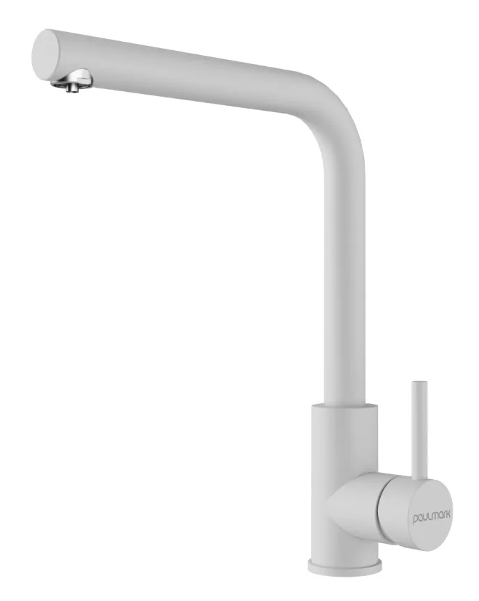 Фото товара: Paulmark TWIN, смеситель, белый матовый
