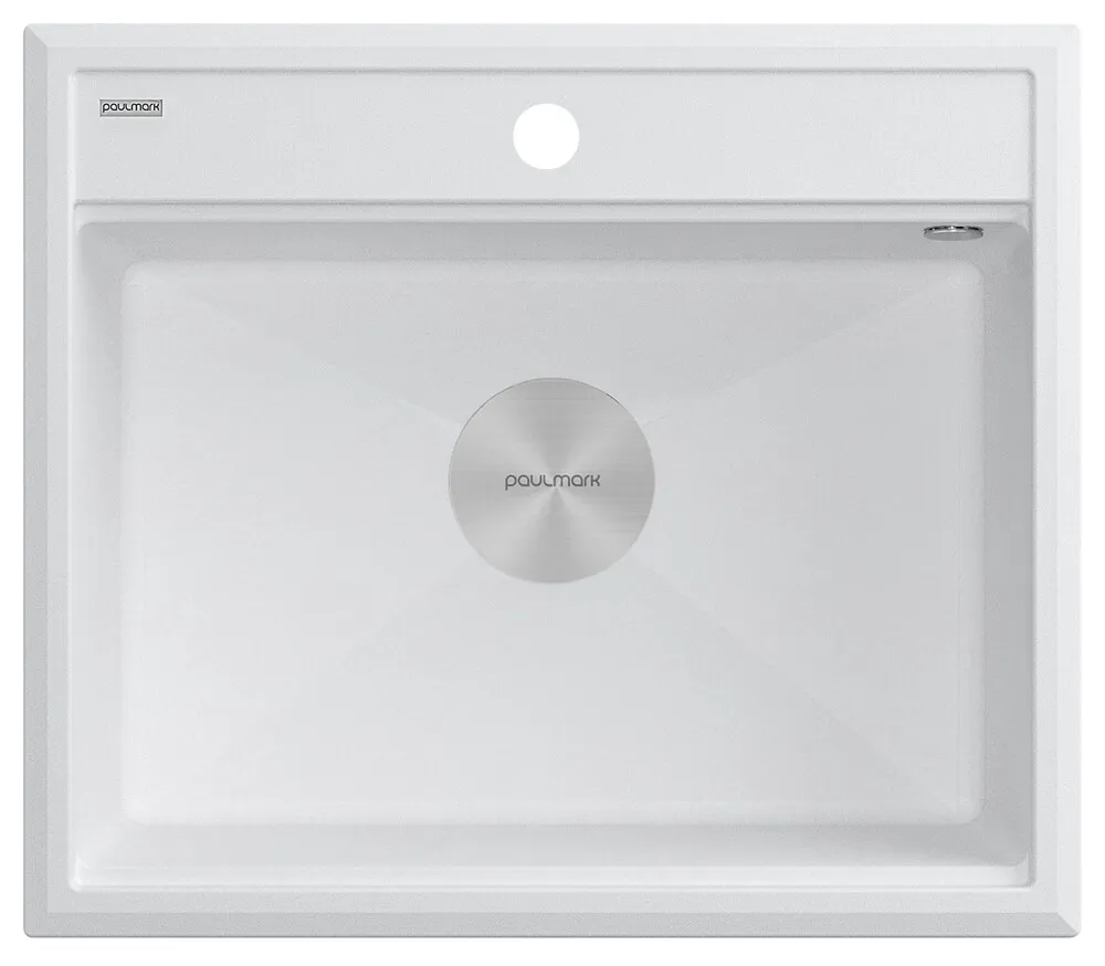 Фото товара: Paulmark STEPIA 60, мойка, гранит, белый