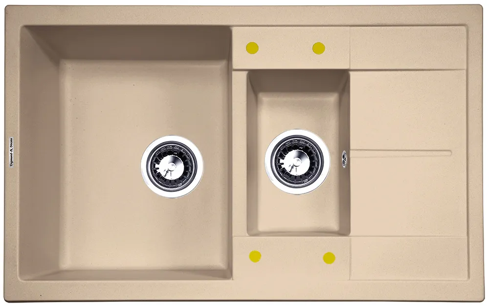 Фото товара: Zigmund & Shtain RECHTECK 780.2, мойка, топленое молоко