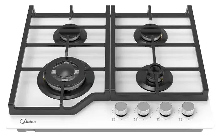 Детальное фото товара: Midea MG693TGW газовая поверхность