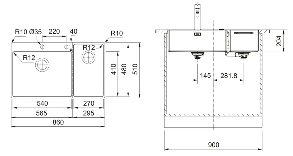 Схема встраивания
