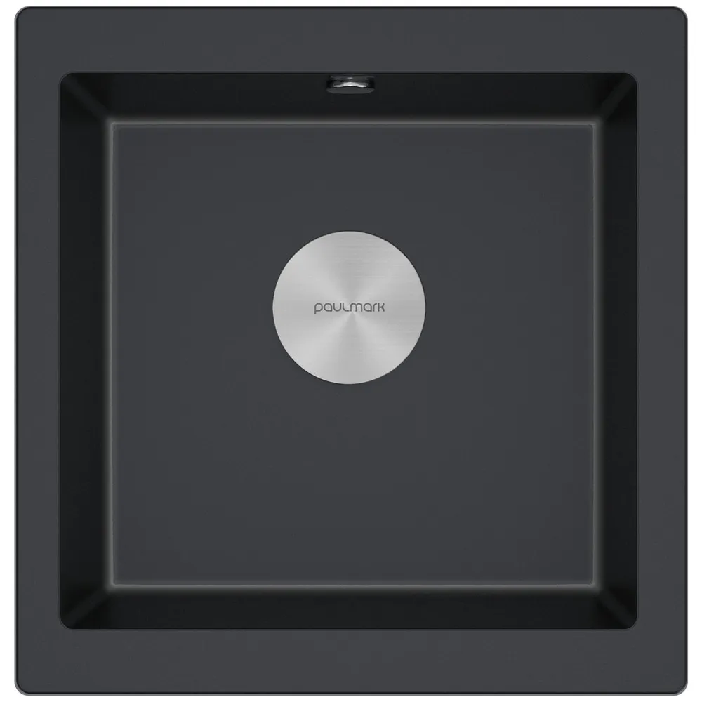 Фото товара: Paulmark GERA 50, мойка, гранит, черный металлик