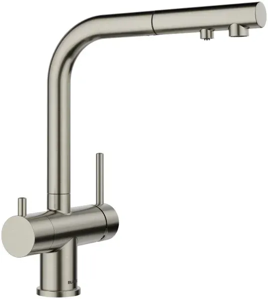 Фото товара: Blanco Fontas-S II, смеситель, сатин платина