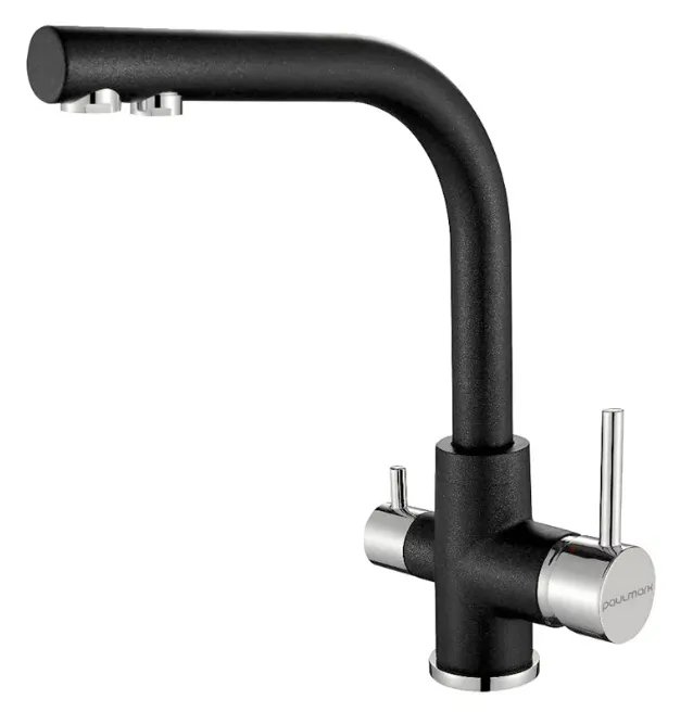 Фото товара: Paulmark ESSEN, смеситель, гранит, черный