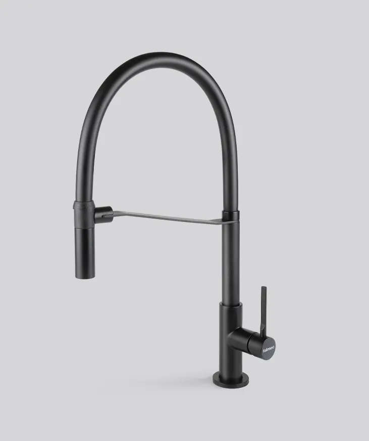 Фото товара: Falmec TREVI PRO MATT BLACK, смеситель, черный матовый