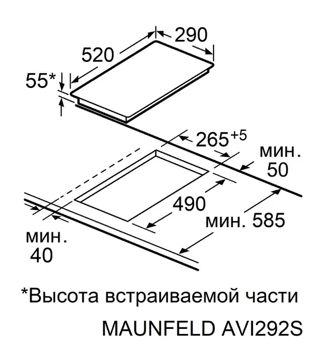 Схема встраивания