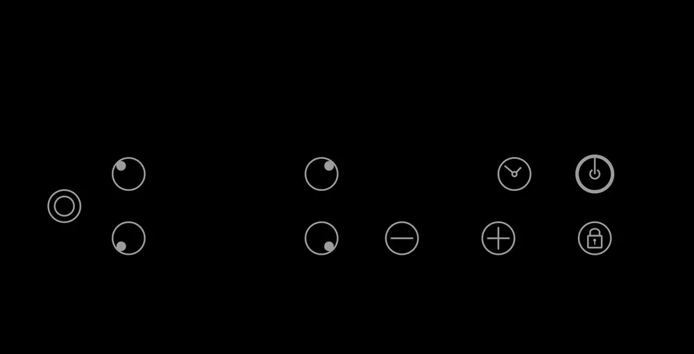 Детальное фото товара: LEX EVH 642-1 BL стеклокерамическая поверхность