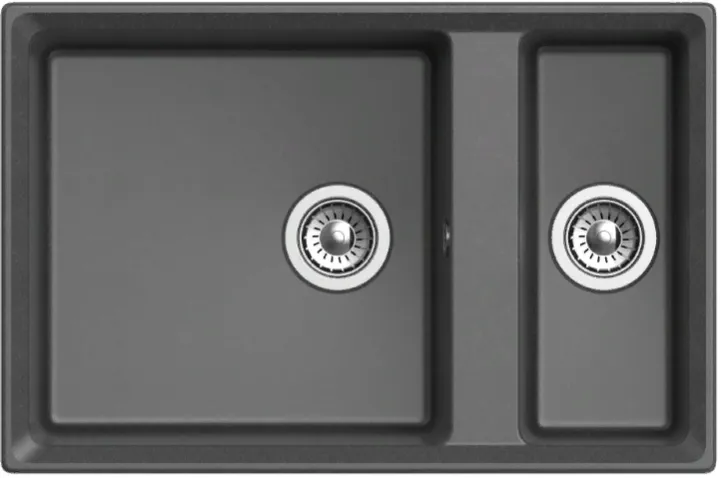 Фото товара: GranFest LEVEL GF-LV-760K, мойка, мрамор, графит