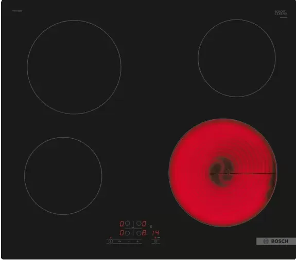 Фото товара: Bosch PKE611BB2E стеклокерамическая поверхность