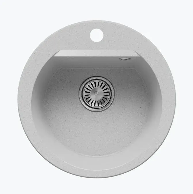 Фото товара: Polygran ATOL-520, мойка, мрамор, светло-серый 314