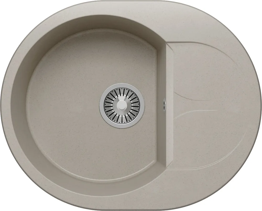 Фото товара: Polygran ATOL-620, мойка, мрамор, серый 14